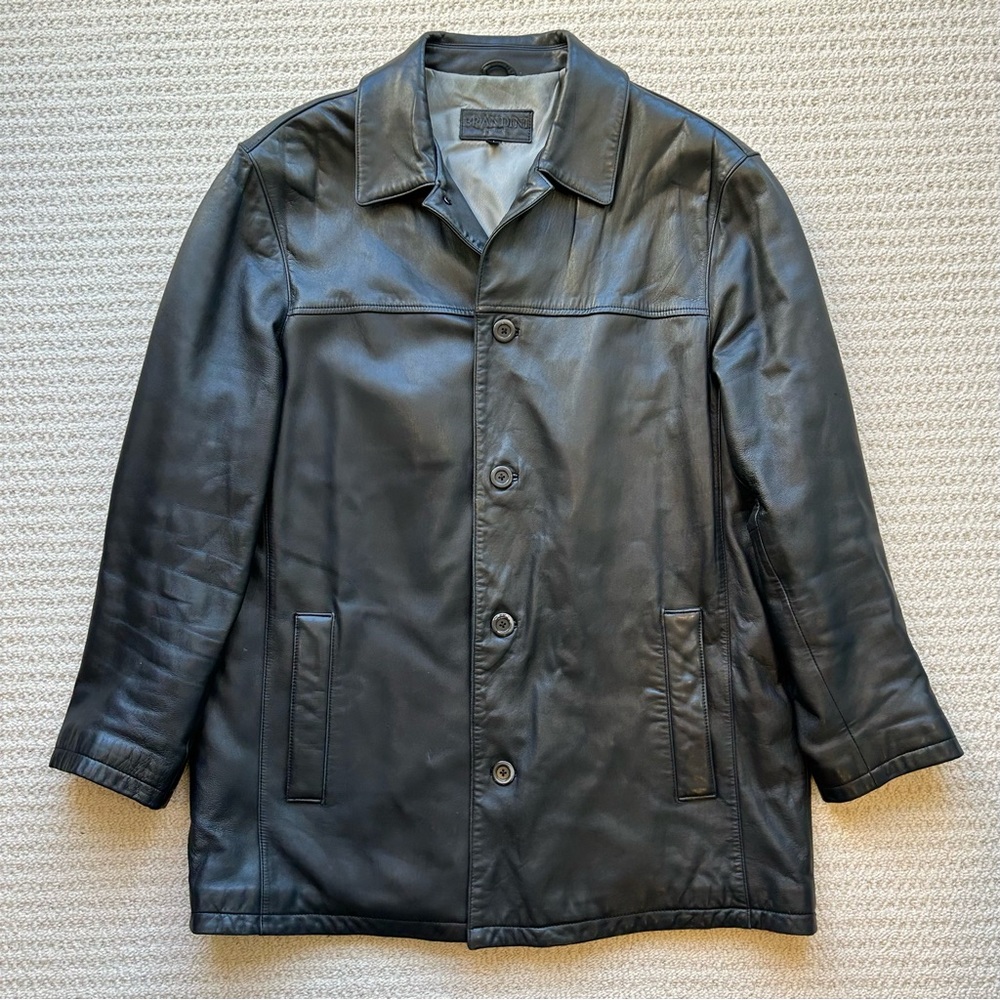 Men's Black Leather Jacket